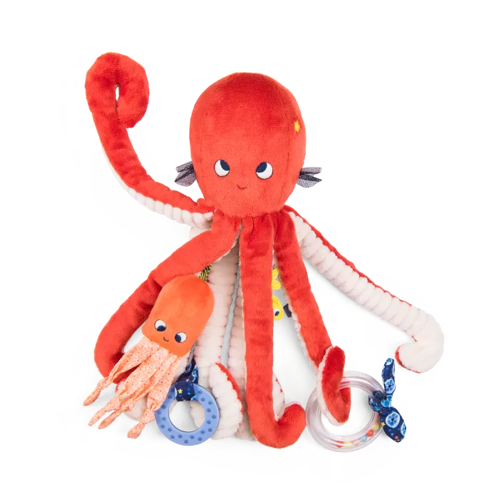 Large Activity Octopus  - لعب الاطفال الطرية