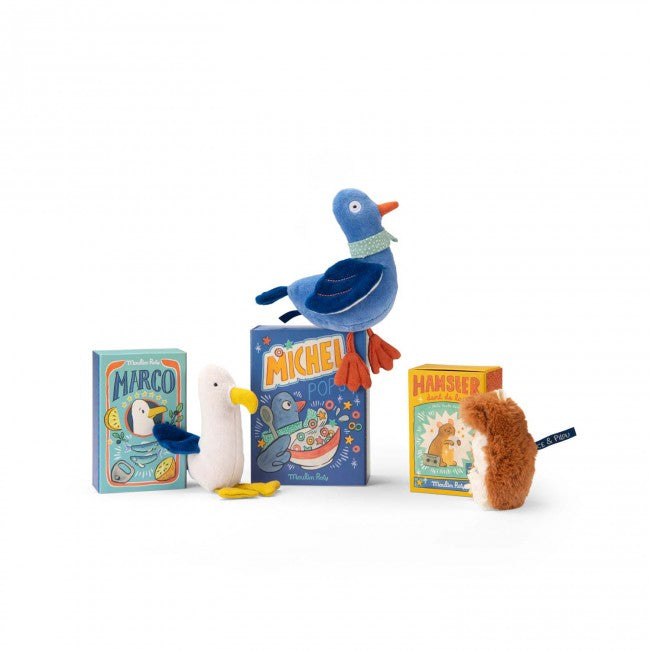Puce & Pilou - Michel Rattle Doll - لعب الاطفال الطرية