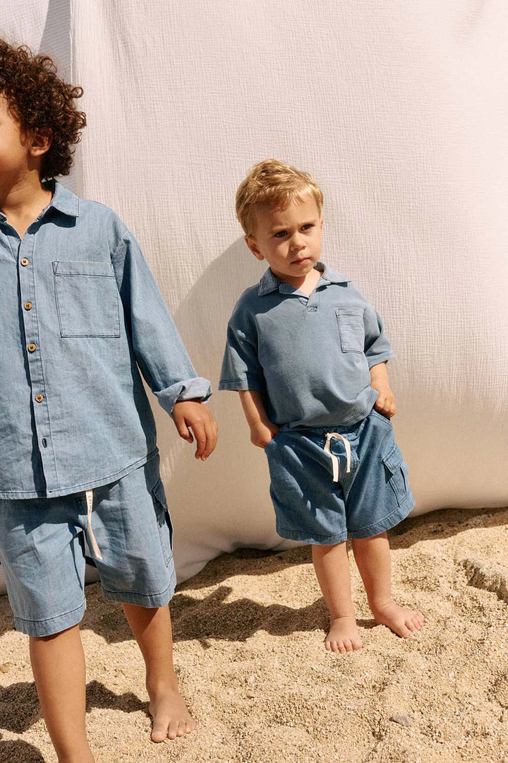 Shorts Boy Vincent Denim - ملابس