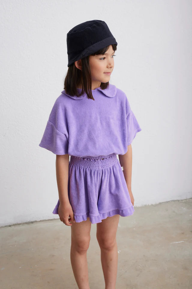 Shorts Girl Toweling Louise Purple - ملابس