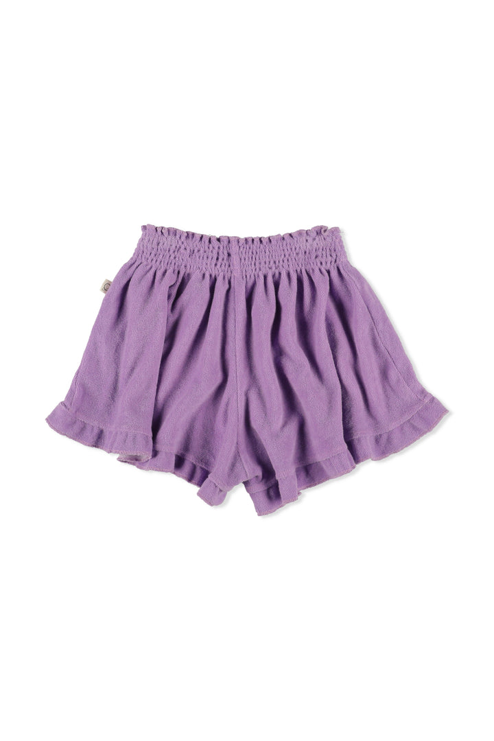 Shorts Girl Toweling Louise Purple - ملابس