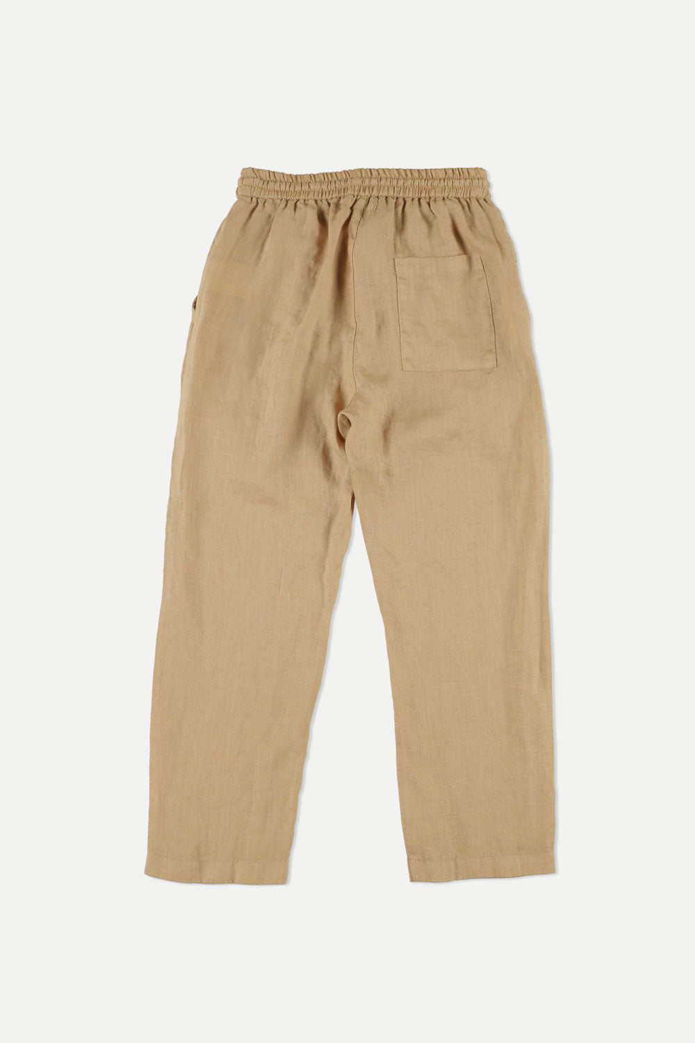 Trousers Boy Dario Linen Beige - ملابس