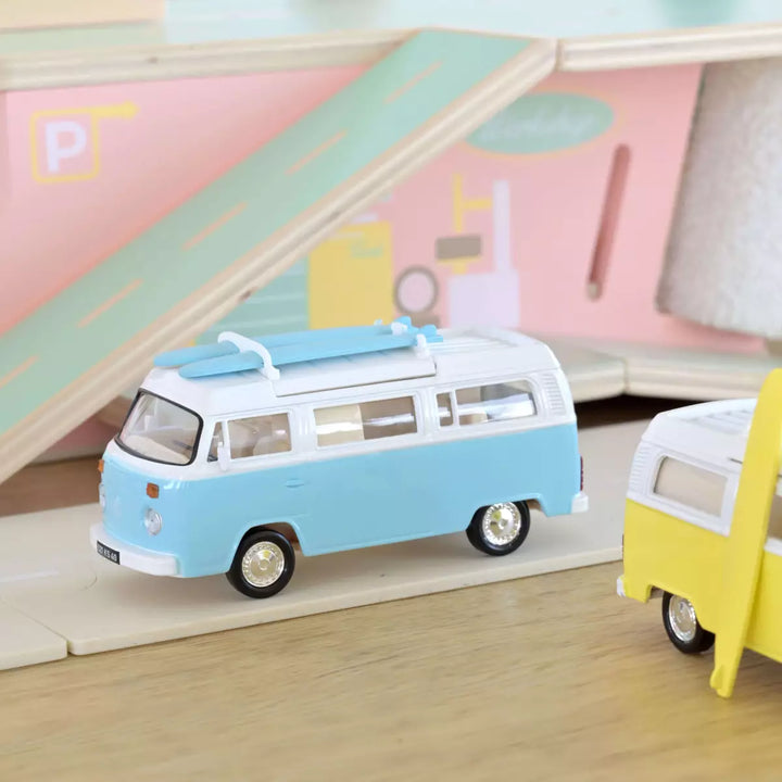 Volkswagen Combi T2b Camper Van Blue - ألعاب الأطفال