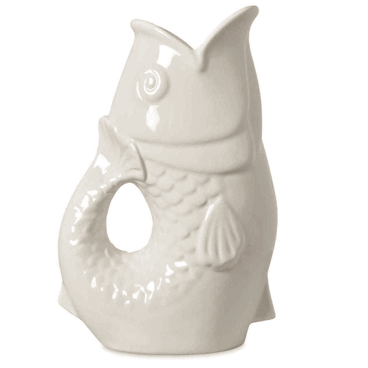 Ceramic Fish Pitcher - Sand - ديكور المنزل