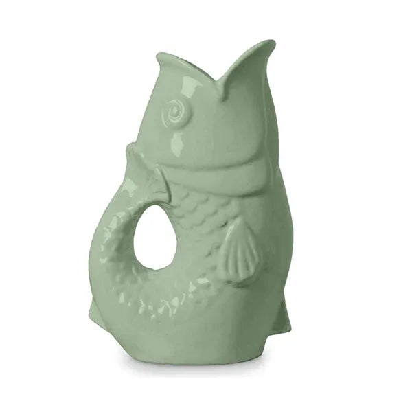Ceramic Fish Pitcher - Matcha - ديكور المنزل