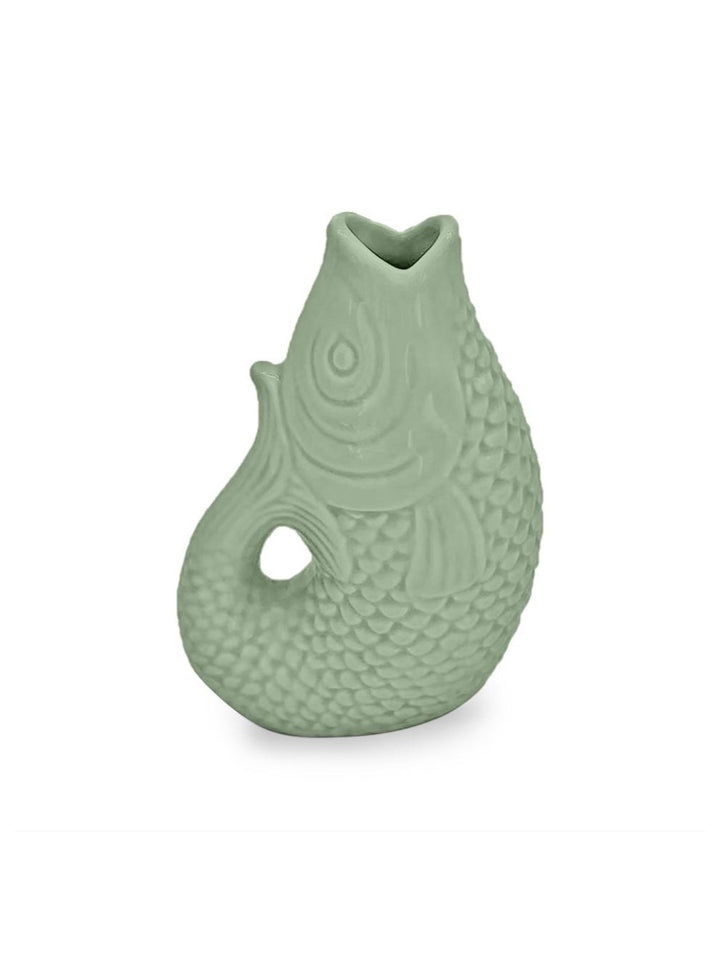 Ceramic Fish Pitcher - Matcha - ديكور المنزل