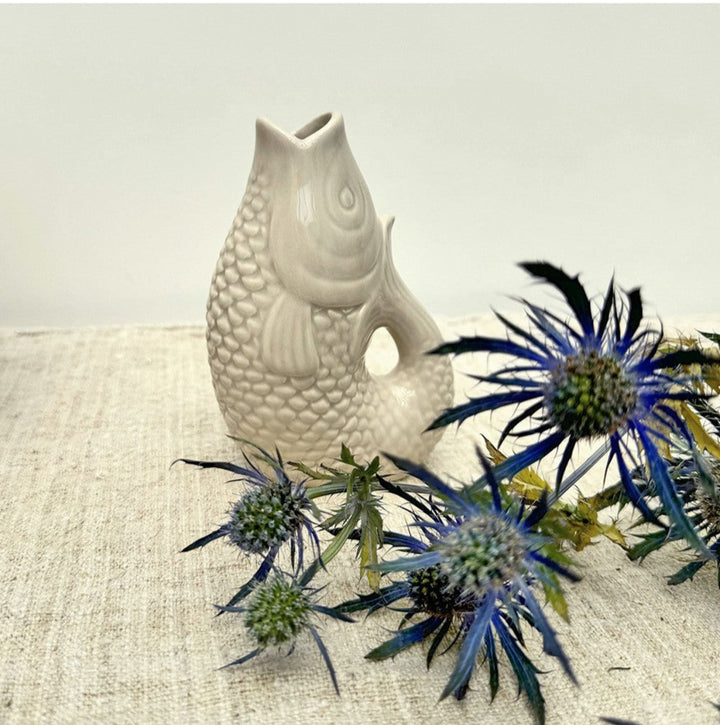 Ceramic Fish Pitcher - Sand - ديكور المنزل