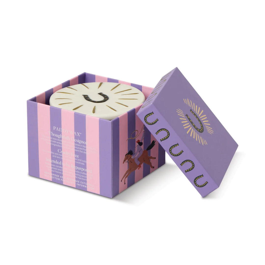 decorative glass candle with lid colorful scented soy candle
