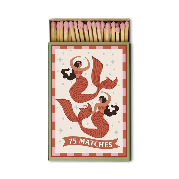 Paddywax A Dopo Mermaid & Moon box with 75 safety matches
