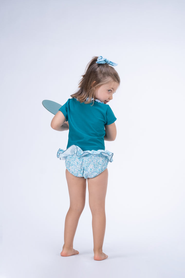 Rashvest Baby Girl Aqua Liberty - سباح