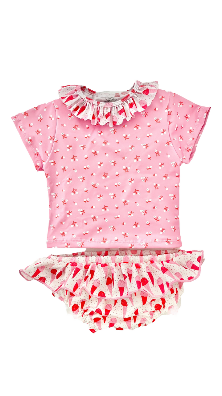 Nappy Pant Baby Girl Ice Cream - سباح
