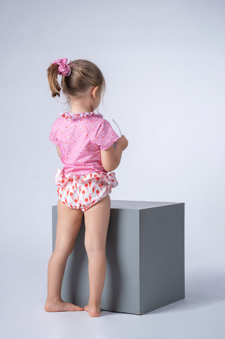 Nappy Pant Baby Girl Ice Cream - سباح