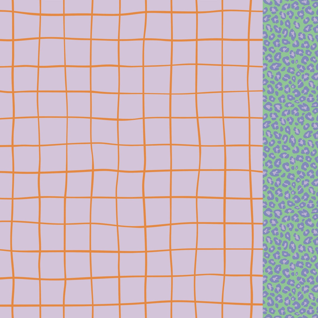 Swimshorts Lilac Squares - سباح