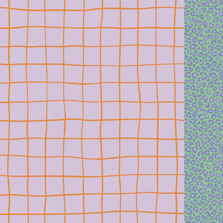 Swimshorts Lilac Squares - سباح