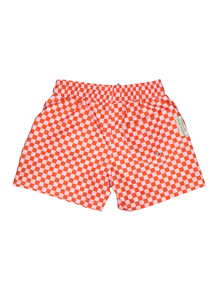 Swimshorts Squares Red - سباح