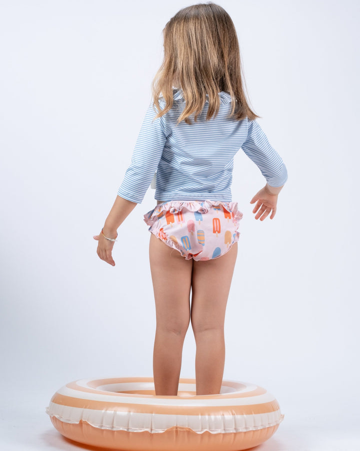 Nappy Pant Baby Girl Colored Ice Cream - سباح