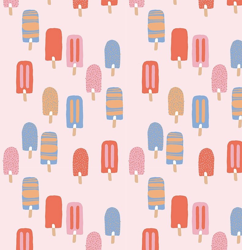 Nappy Pant Baby Girl Colored Ice Cream - سباح