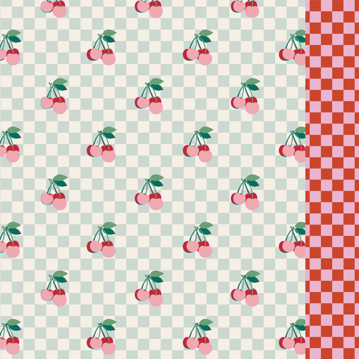 Bikini Cherries Squares - سباح