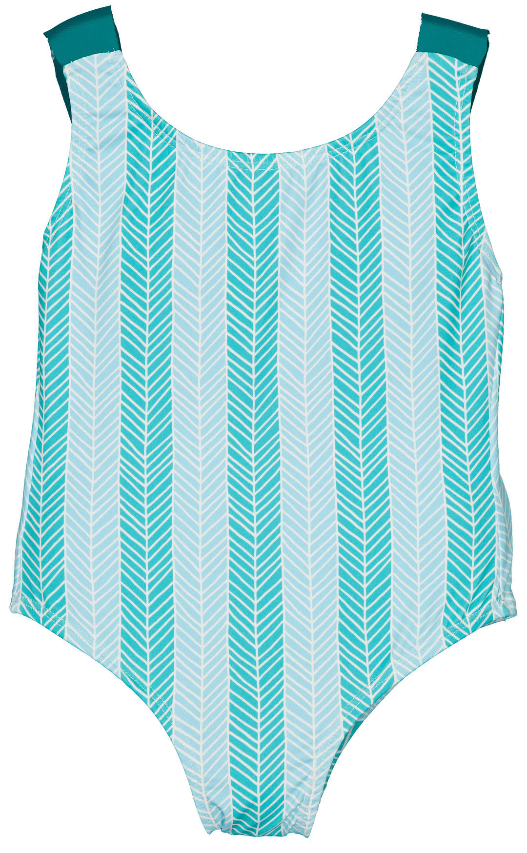 Swimsuit Herringbone Aqua - سباح