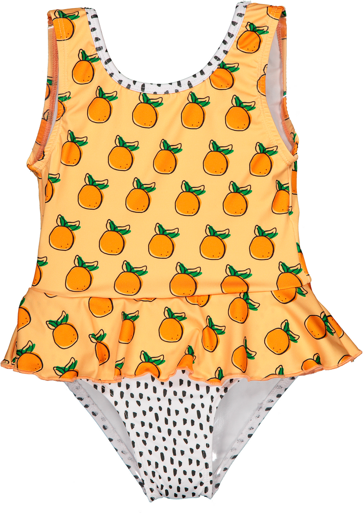 Swimsuit Orange Garden - سباح