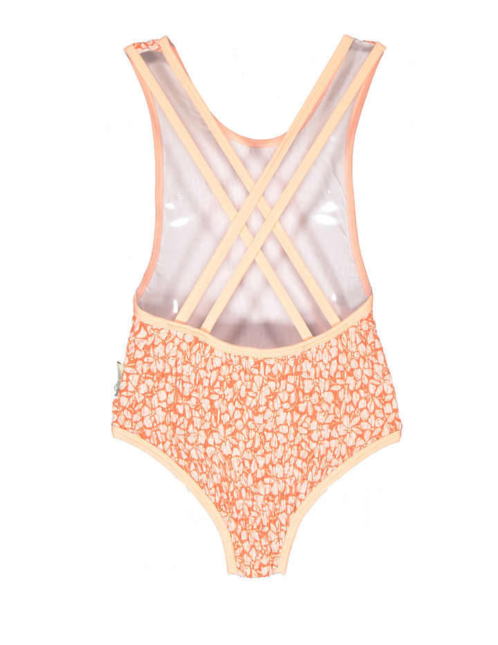 Swimsuit Paradise Flowers Frilled - سباح