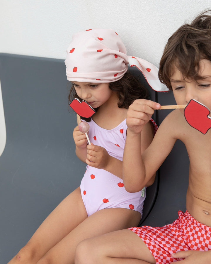 Swimsuit Textured Lips - سباح