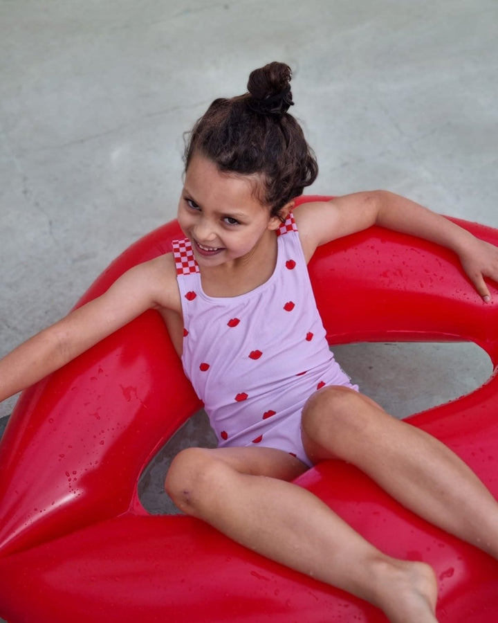 Swimsuit Textured Lips - سباح