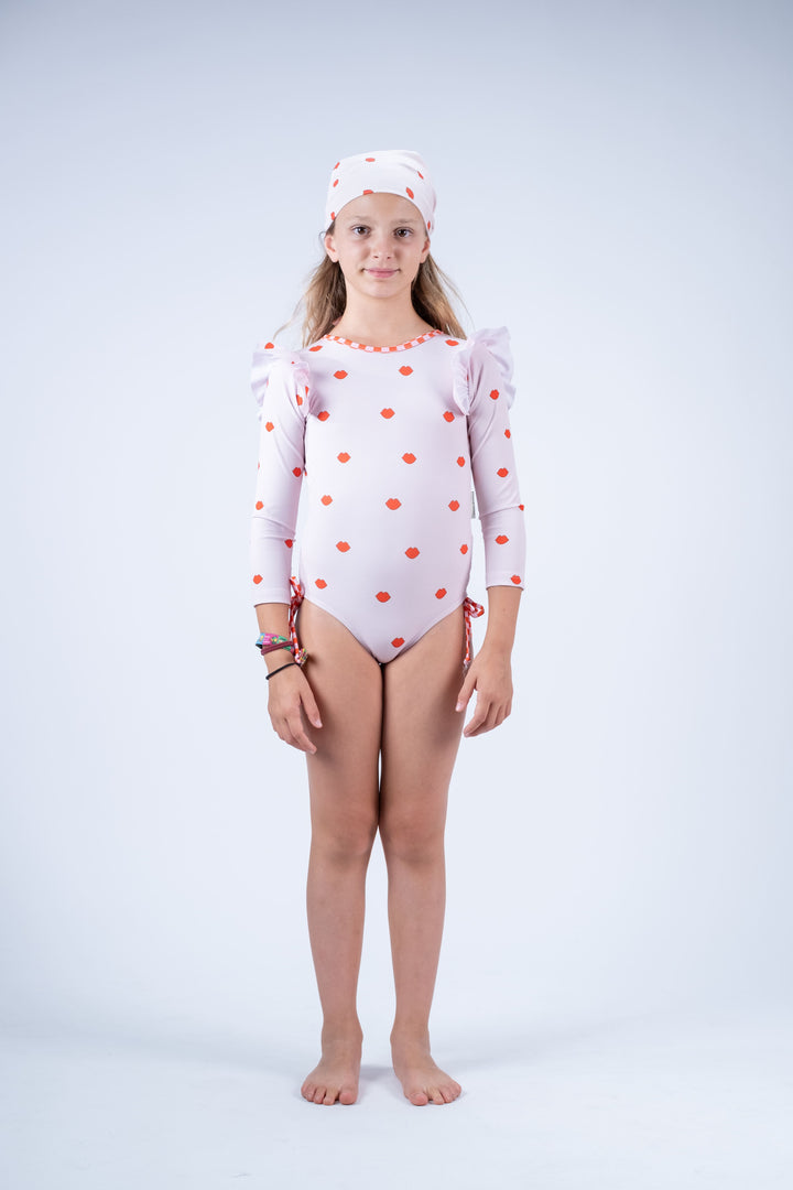 Surfsuit Textured Lips - سباح