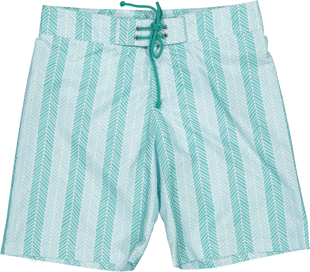 Swimshorts Herringbone Aqua Surfer - سباح