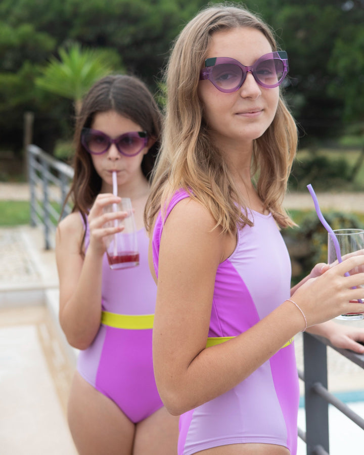 Swimsuit Lilac Shades - سباح
