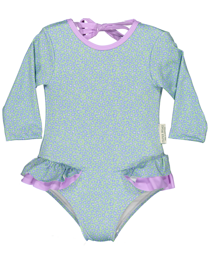 Surfsuit Tiny Animal Dots - سباح