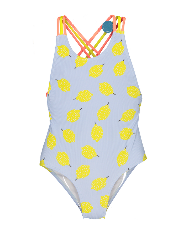 Swimsuit Textured Lemon - سباح
