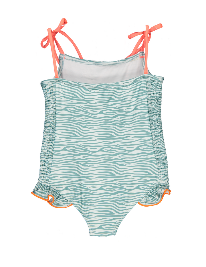 Swimsuit Zebra Stripes Frilled - سباح