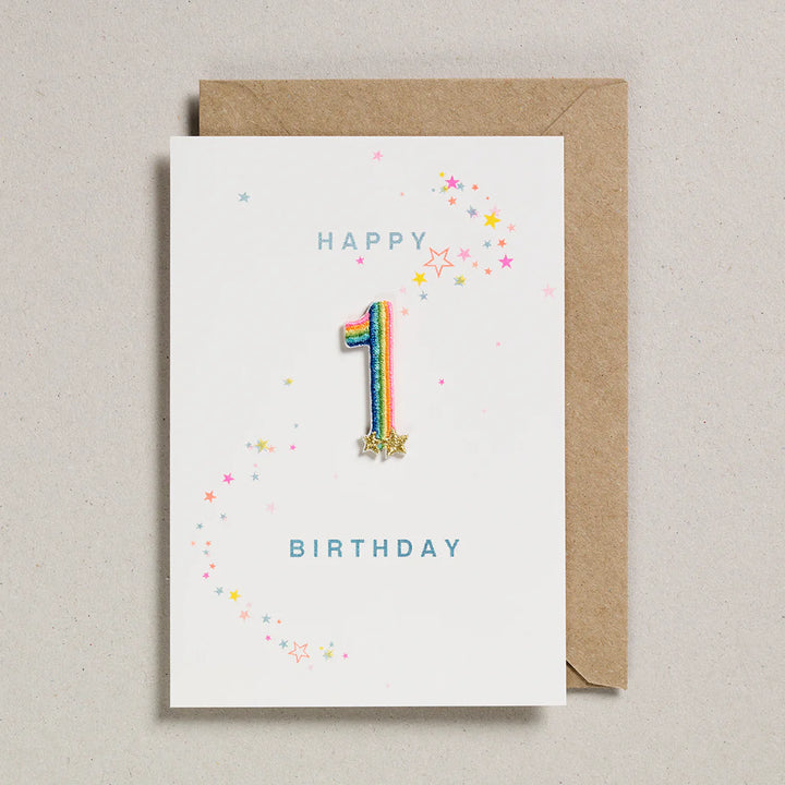 Happy Birthday Card - Rainbow Ages - عود ثقاب