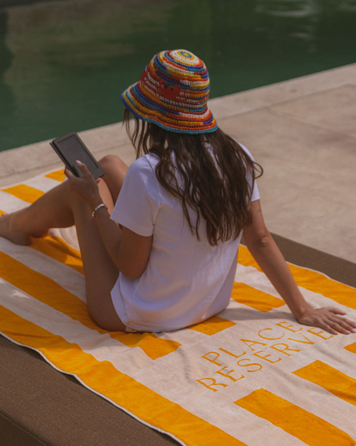 Beach Towel - Gold -  مستلزمات