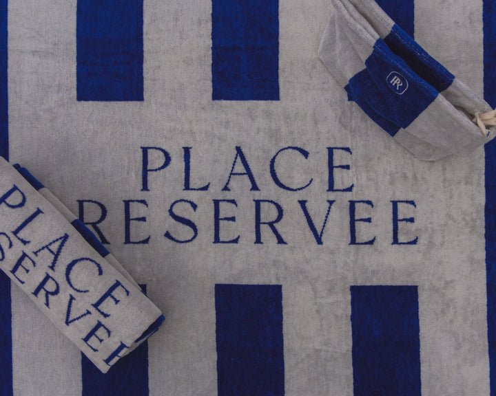 Beach Towel - Mykonos Blue -  مستلزمات
