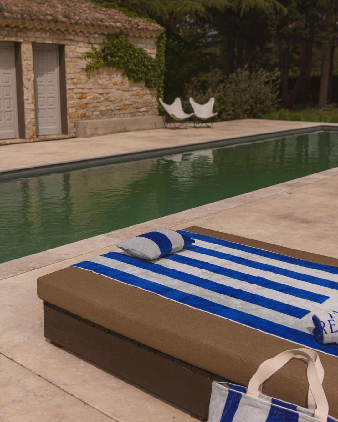 Beach Towel - Mykonos Blue -  مستلزمات