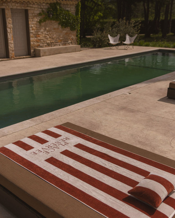 Beach Towel - Tan -  مستلزمات