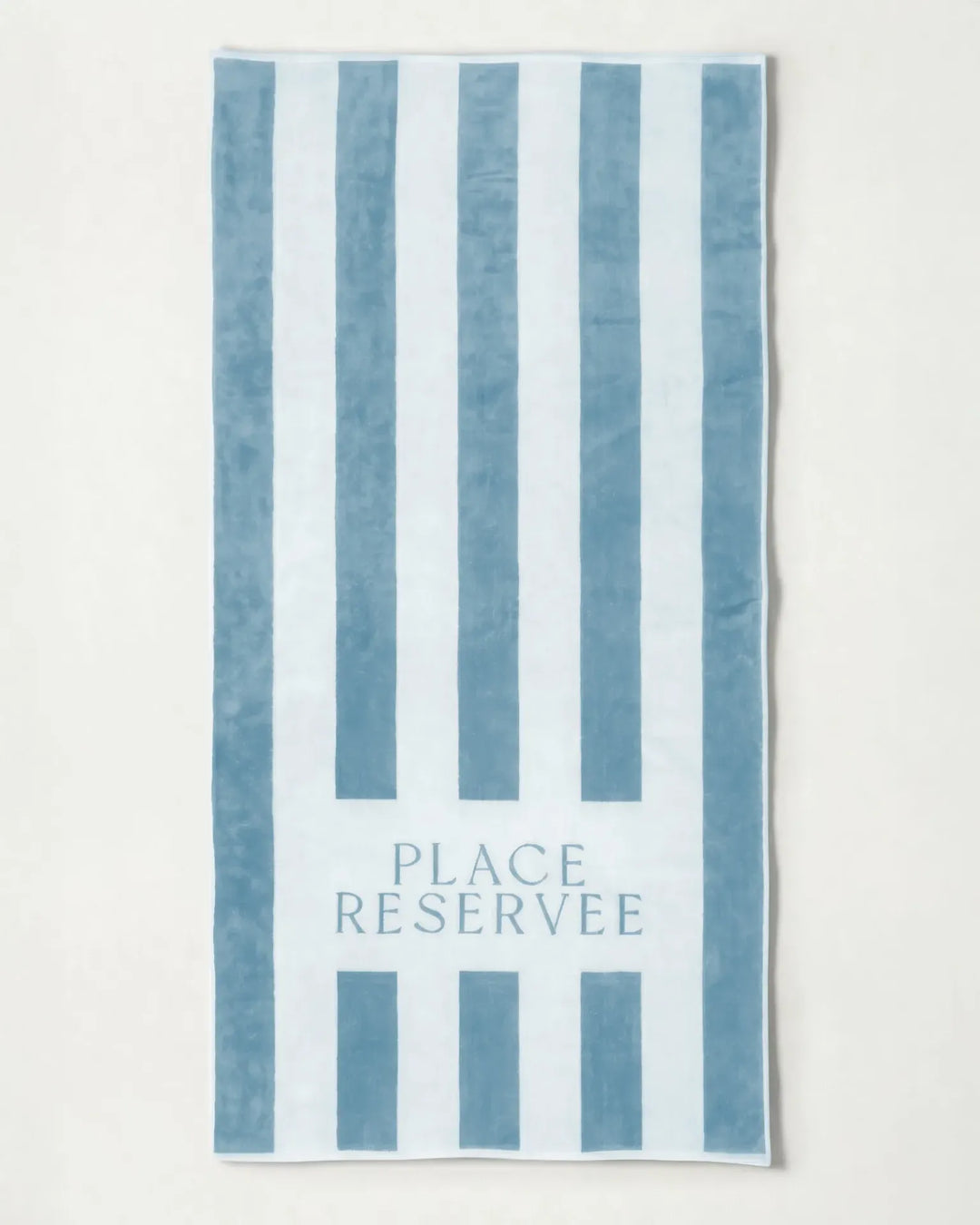 Place Reservee Atlantic blue striped cotton beach towel