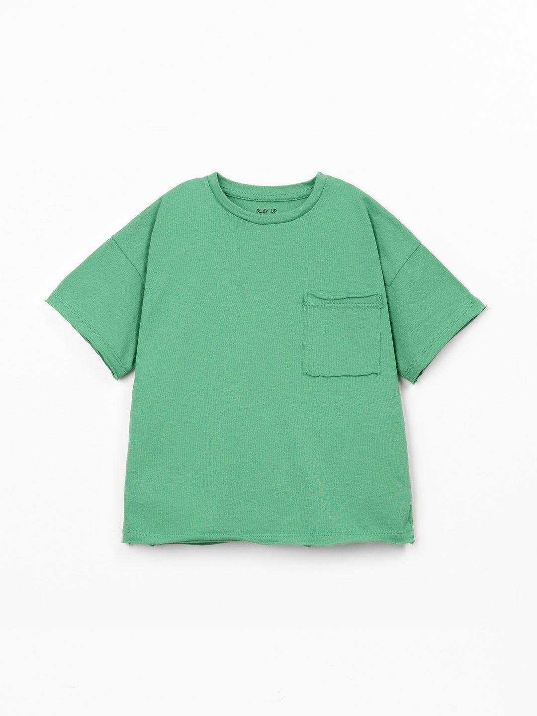 Boys soft natural fabric T-shirt with chest pocket and relaxed fit