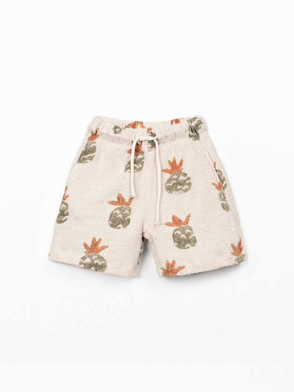 Boy printed shorts in organic cotton blend by Play Up