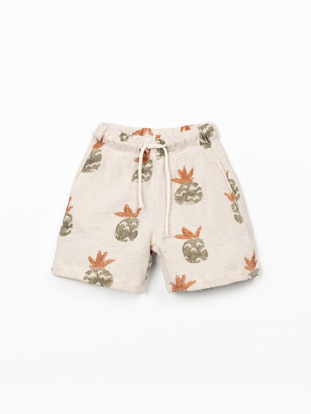 Boy printed shorts in organic cotton blend by Play Up