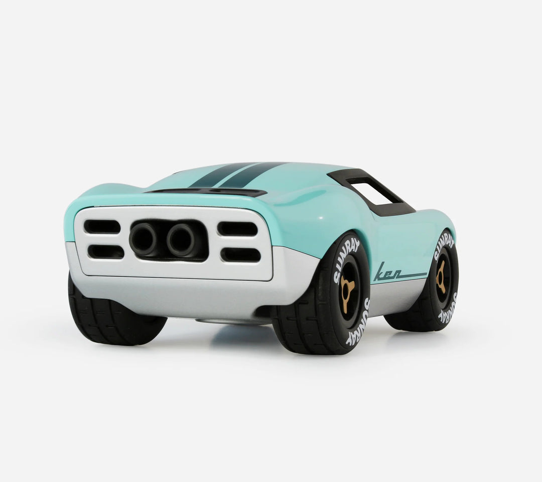 Playforever Ken Parton designer toy car inspired by classic 1960s endurance racing vehicles