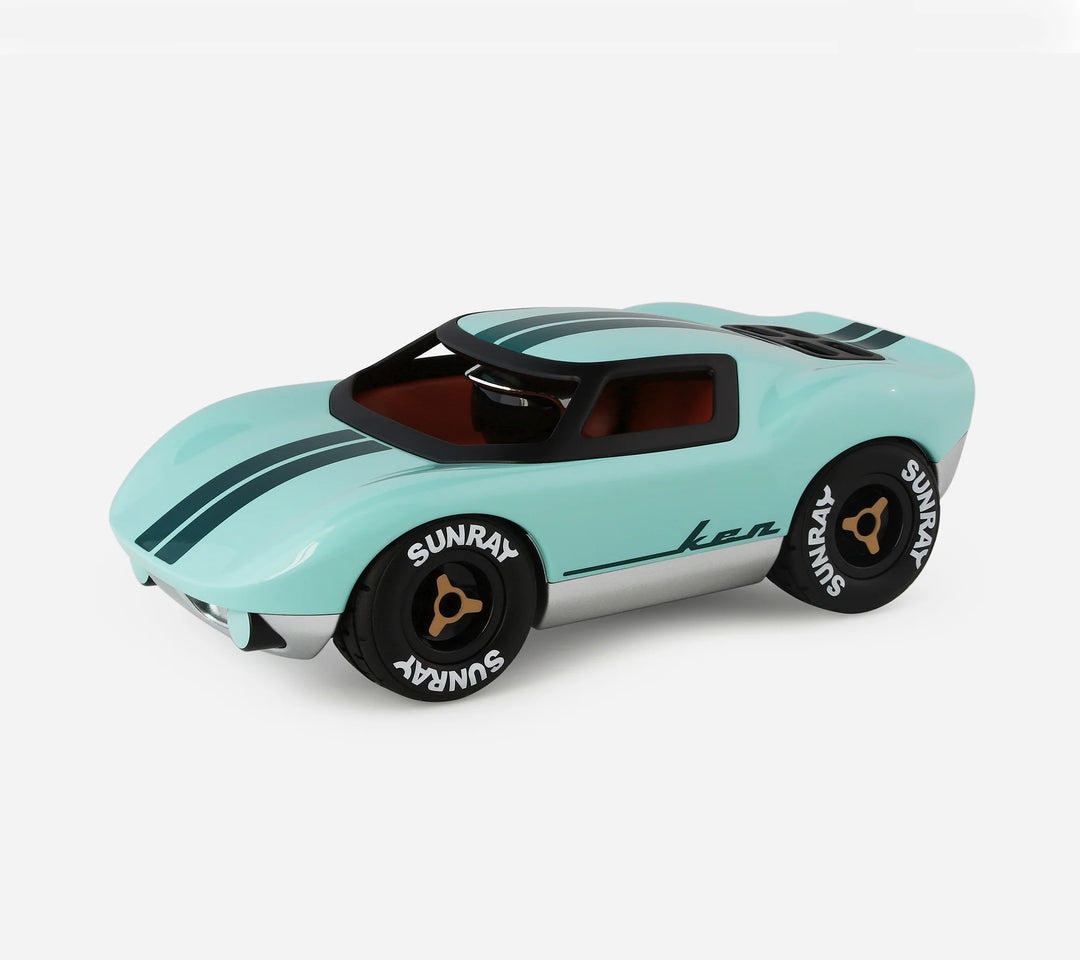 Playforever Ken Parton designer toy car inspired by classic 1960s endurance racing vehicles