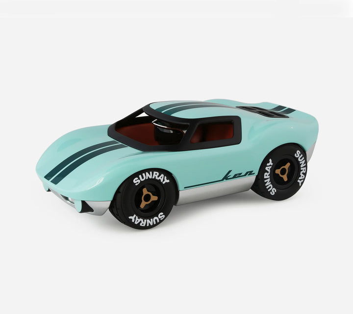 Playforever Ken Parton designer toy car inspired by classic 1960s endurance racing vehicles