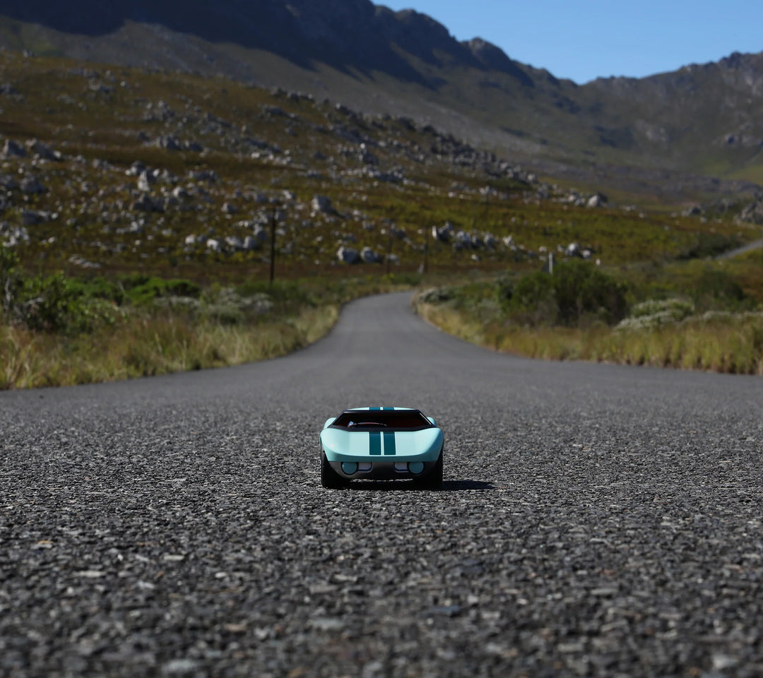 Playforever Ken Parton designer toy car inspired by classic 1960s endurance racing vehicles