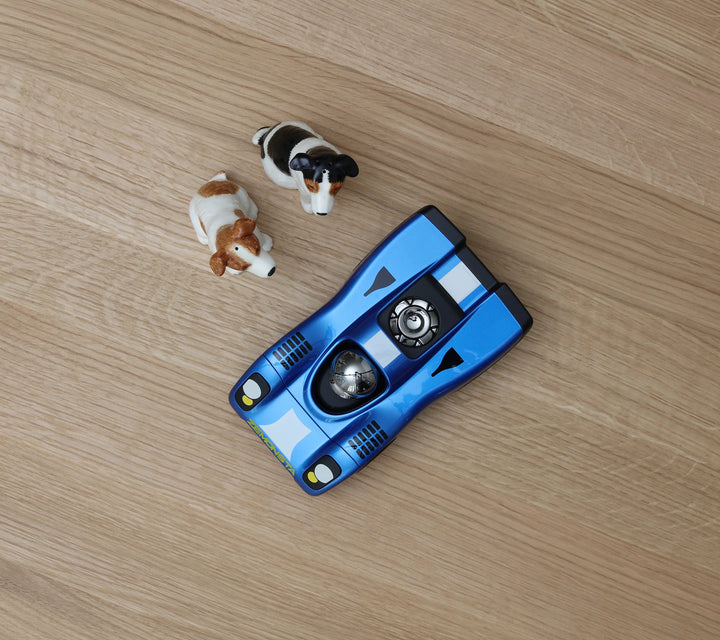 Playforever Zemonsta Hans designer toy car inspired by classic endurance racing vehicles