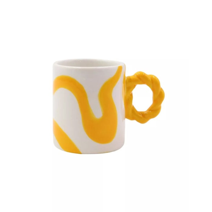 Espresso Mug - Rosario Yellow - صينية