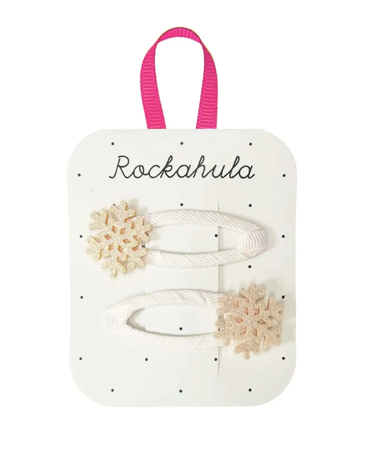 Shimmer Snow Flake Clips - مستلزمات