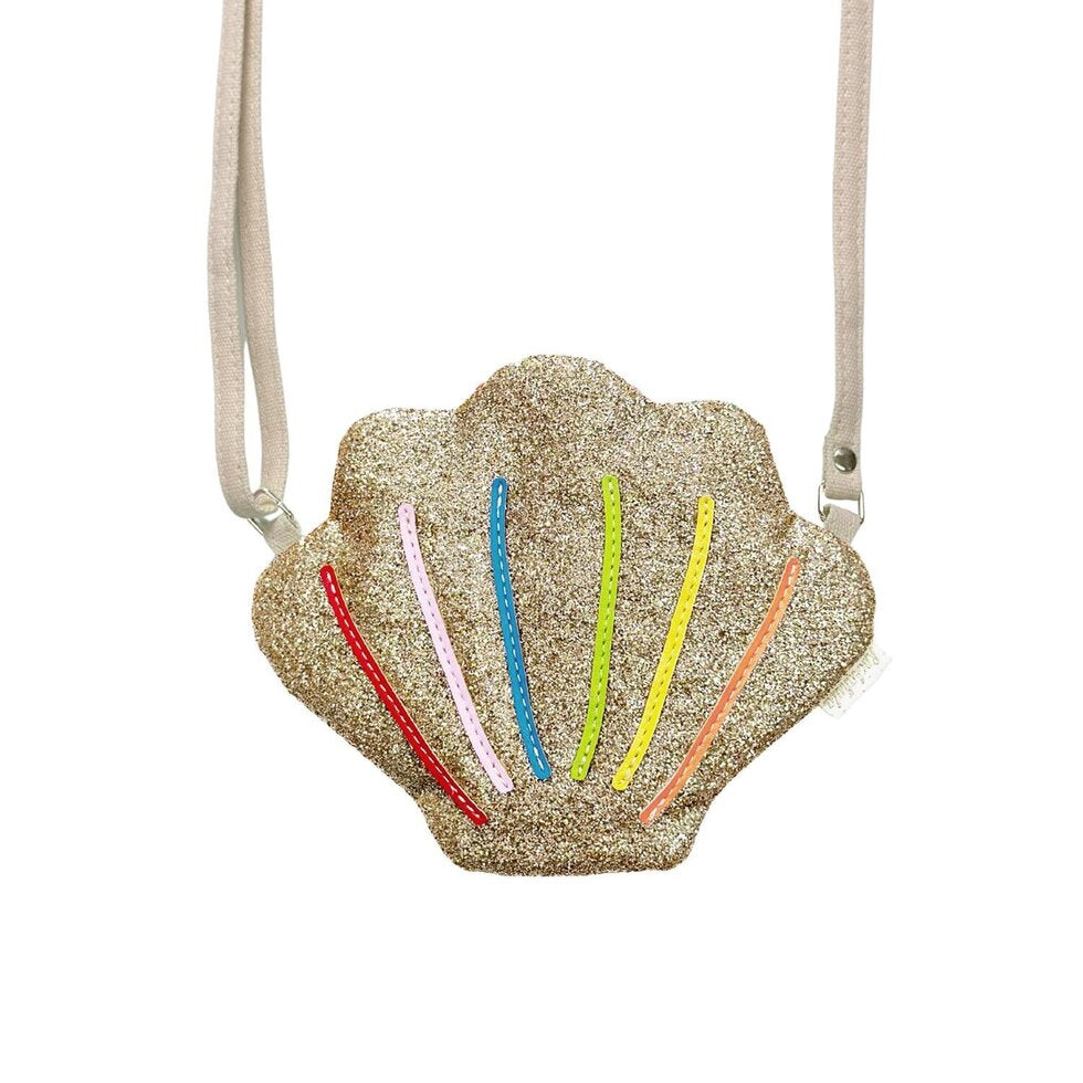 Rainbow Shell Glitter Bag - مستلزمات